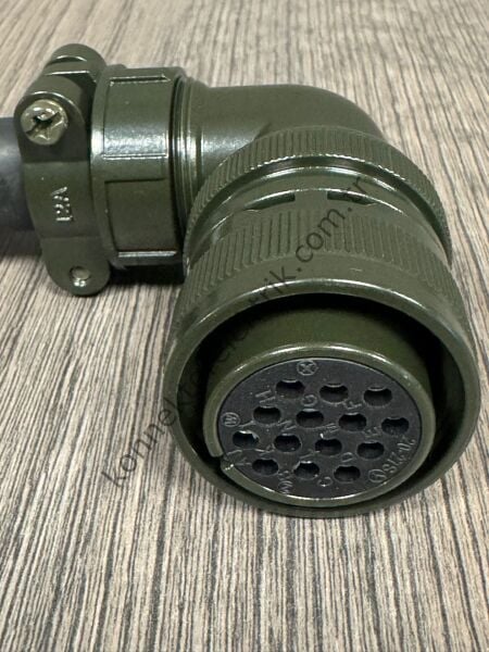 HZ CONNECTORS MS3108F 20-27S 14 Pin Metal Kasa 90° Açılı Kablo Tipi Dişi Askeri Konnektör
