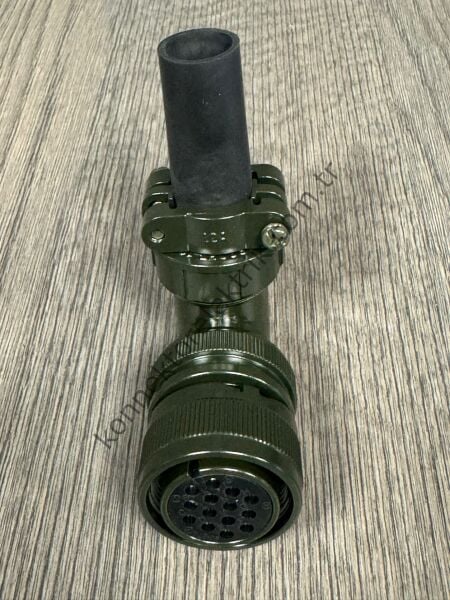 HZ CONNECTORS MS3108F 20-27S 14 Pin Metal Kasa 90° Açılı Kablo Tipi Dişi Askeri Konnektör