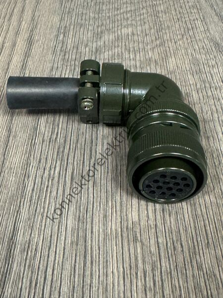 HZ CONNECTORS MS3108F 20-27S 14 Pin 90° Metal Kasa Kablo Tipi Dişi Askeri Konnektör