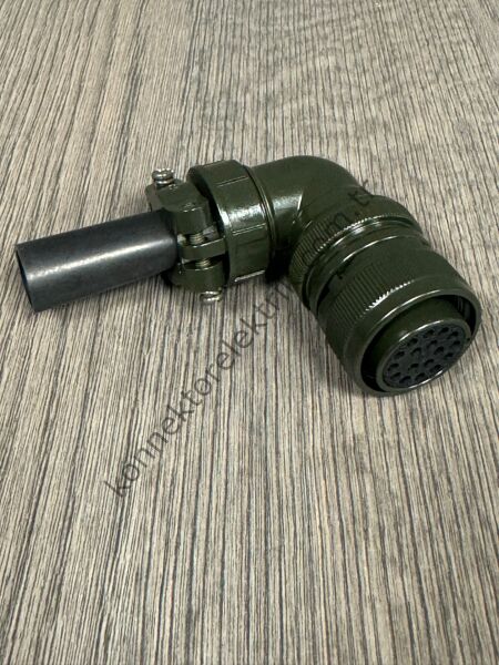HZ CONNECTORS MS3108F 20-29S 17 Pin Metal Kasa 90° Açılı Kablo Tipi Dişi Askeri Konnektör