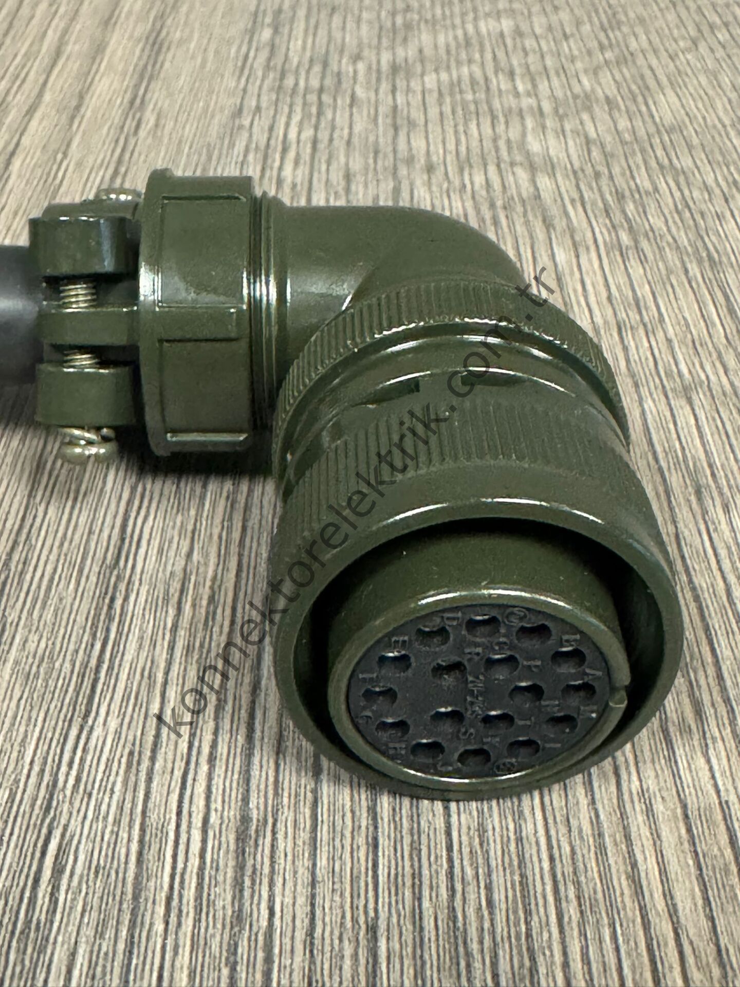 HZ CONNECTORS MS3108F 20-29S 17 Pin Metal Kasa 90° Açılı Kablo Tipi Dişi Askeri Konnektör