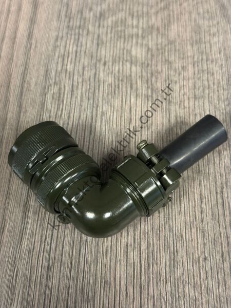 HZ CONNECTORS MS3108F 20-18S 9 Pin 90° Metal Kasa Kablo Tipi Dişi Askeri Konnektör