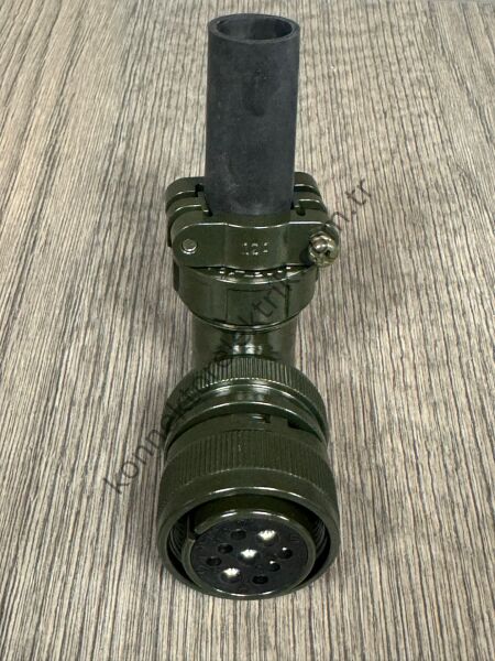 HZ CONNECTORS MS3108F 20-18S 9 Pin Metal Kasa 90° Açılı Kablo Tipi Dişi Askeri Konnektör