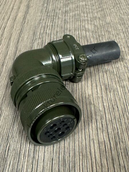 HZ CONNECTORS MS3108F 20-18S 9 Pin Metal Kasa 90° Açılı Kablo Tipi Dişi Askeri Konnektör