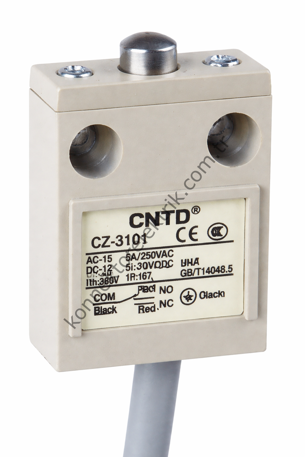 CNTD  CZ-3101 Serisi 2 Metre Kablolu Metal Gövde Limit Switch
