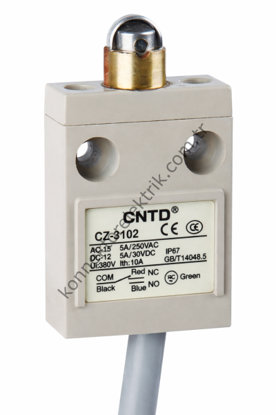 CNTD  CZ-3102 Serisi 2 Metre Kablolu Metal Gövde Limit Switch