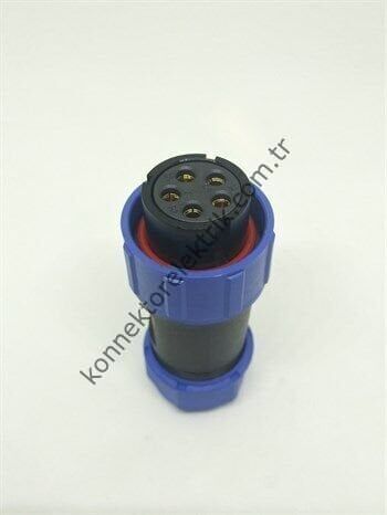 SY2110/S5 IP67 Plastik Bayonet Kablo Tipi Konnektör