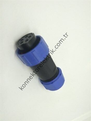 SY2110/S5 IP67 Plastik Bayonet Kablo Tipi Konnektör