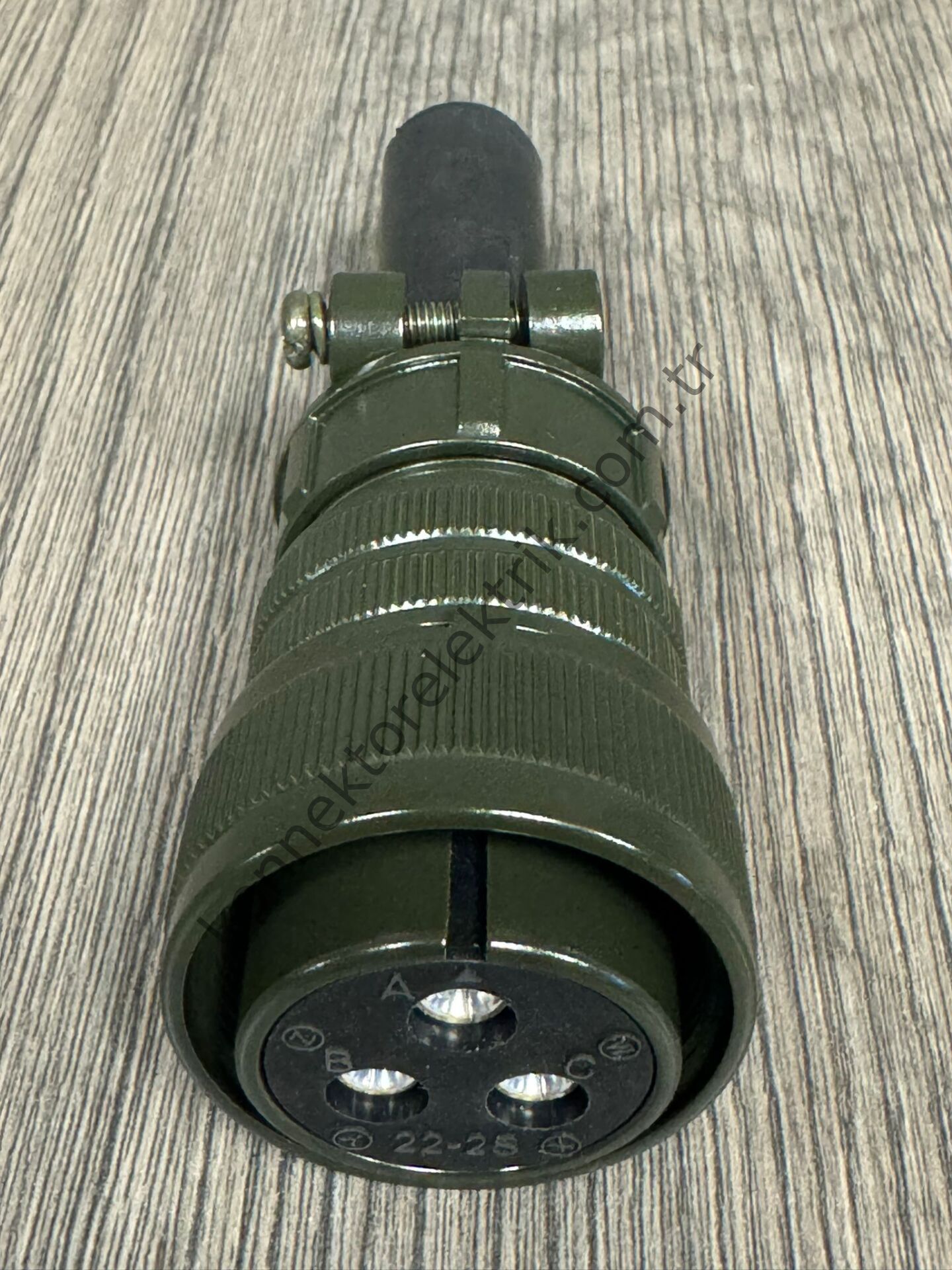 HZ CONNECTORS MS3106F 22-2S 3 Pin Metal Kasa Kablo Tipi Dişi Askeri Konnektör