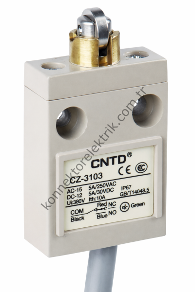 CNTD  CZ-3103 Serisi 2 Metre Kablolu Metal Gövde Limit Switch