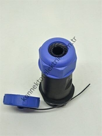 WEIPU SY2111/S5 5 Pin IP67 Plastik Kasa Bayonet Karşıt Kablo Tipi Dişi Su Geçirmez Konnektör