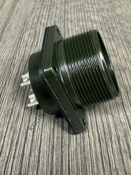 HZ CONNECTORS MS3102E 22-2P 3 Pin Metal Kasa Panel Tipi Erkek Askeri Konnektör