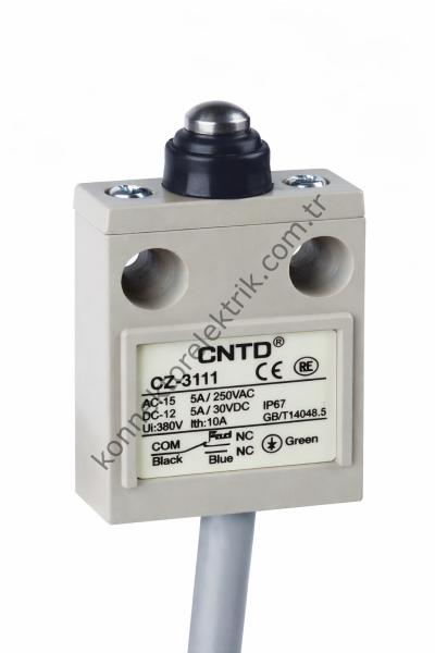 CNTD  CZ-3111 Serisi 2 Metre Kablolu Metal Gövde Limit Switch