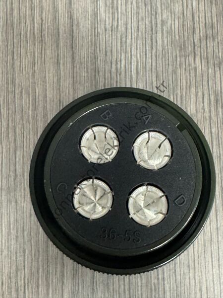 HZ CONNECTORS MS3106F 36-5S 4 Pin Metal Kasa Kablo Tipi Dişi Askeri Konnektör