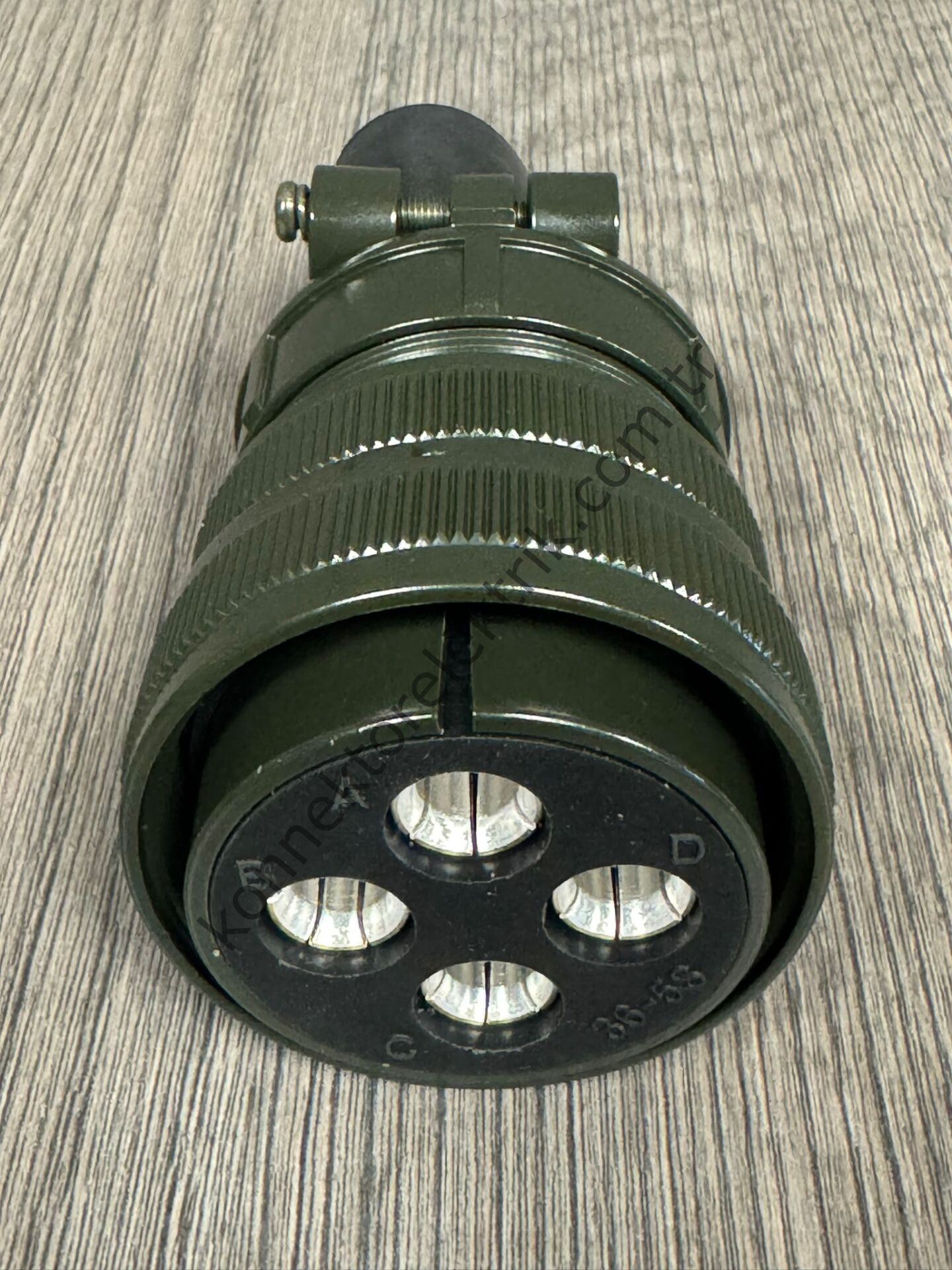 HZ CONNECTORS MS3106F 36-5S 4 Pin Metal Kasa Kablo Tipi Dişi Askeri Konnektör