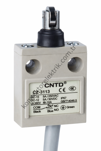 CNTD  CZ-3113 Serisi 2 Metre Kablolu Metal Gövde Limit Switch