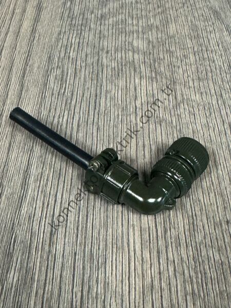 HZ CONNECTORS MS3108F 10SL-3S 3 Pin 90° Metal Kasa Karşıt Kablo Tipi Erkek Askeri Konnektör