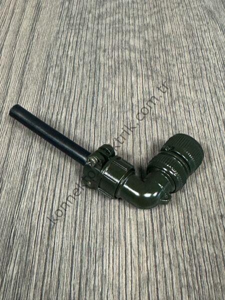 HZ CONNECTORS MS3108F 10SL-3S 3 Pin Metal Kasa 90° Açılı Kablo Tipi Dişi Askeri Konnektör