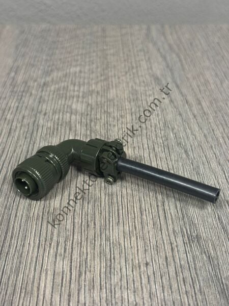 HZ CONNECTORS MS3108F 10SL-3S 3 Pin 90° Metal Kasa Karşıt Kablo Tipi Erkek Askeri Konnektör