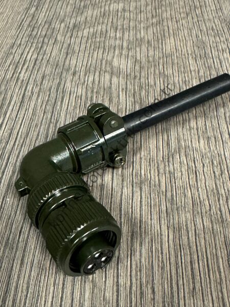 HZ CONNECTORS MS3108F 10SL-3S 3 Pin Metal Kasa 90° Açılı Kablo Tipi Dişi Askeri Konnektör