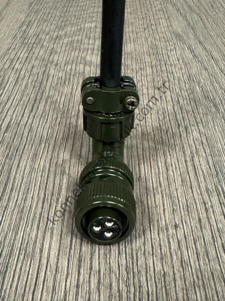 HZ CONNECTORS MS3108F 10SL-3S 3 Pin Metal Kasa 90° Açılı Kablo Tipi Dişi Askeri Konnektör