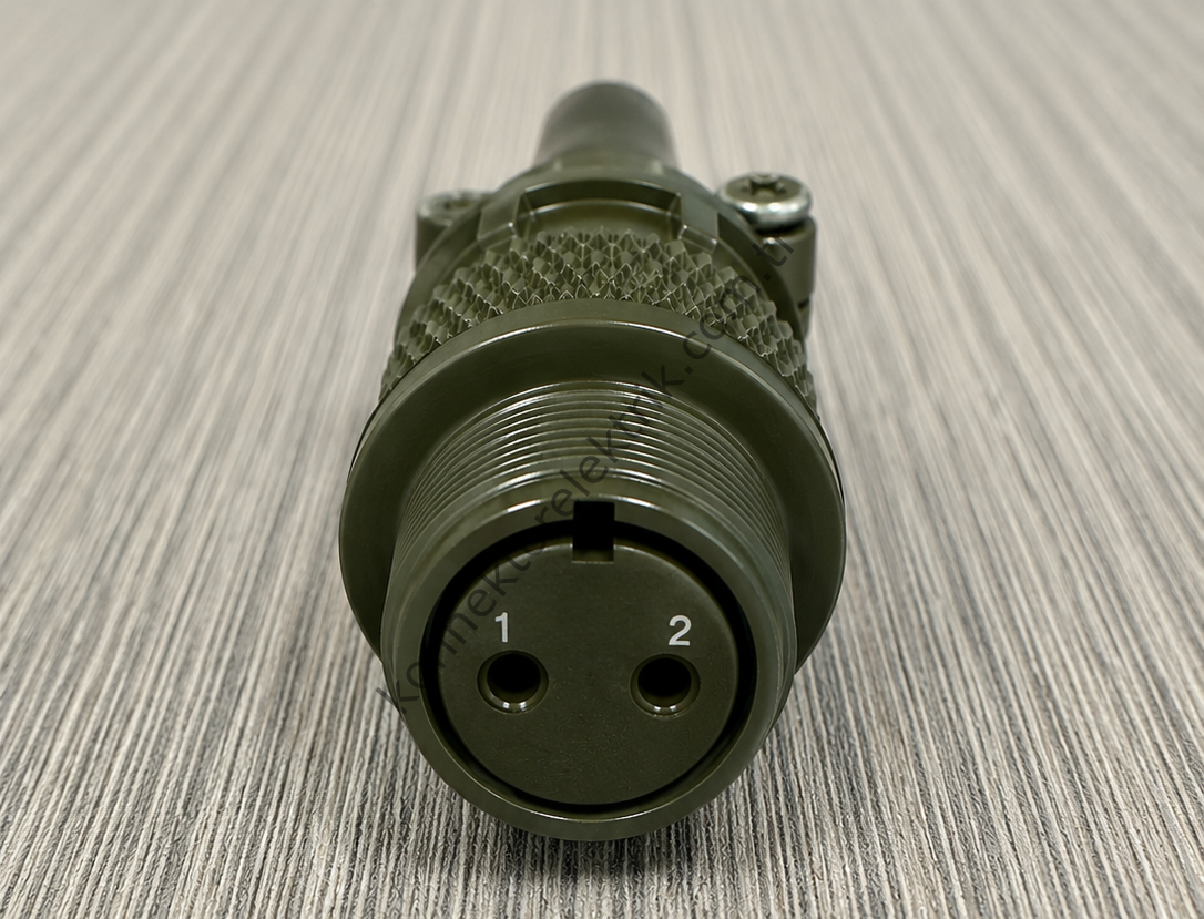 HZ CONNECTORS MS3101F 10SL-4S 2 Pin Metal Kasa Karşıt Kablo Tipi Dişi Askeri Konnektör