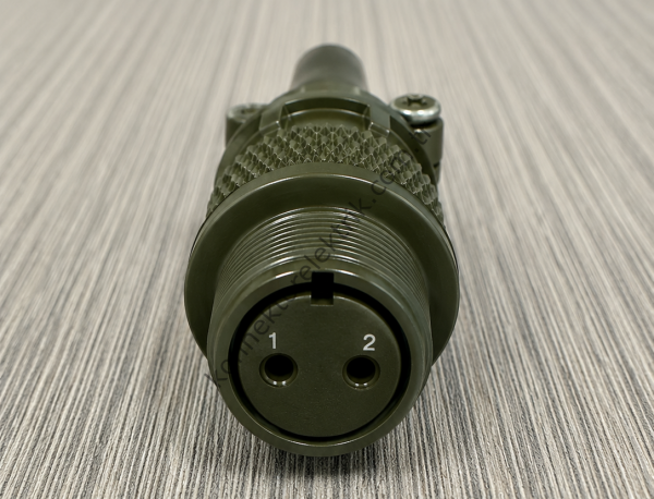 HZ CONNECTORS MS3101F 10SL-4S 2 Pin Metal Kasa Karşıt Kablo Tipi Dişi Askeri Konnektör