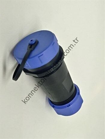 WEIPU SY2111/P7 7 Pin IP67 Plastik Kasa Bayonet Karşıt Kablo Tipi Erkek Su Geçirmez Konnektör