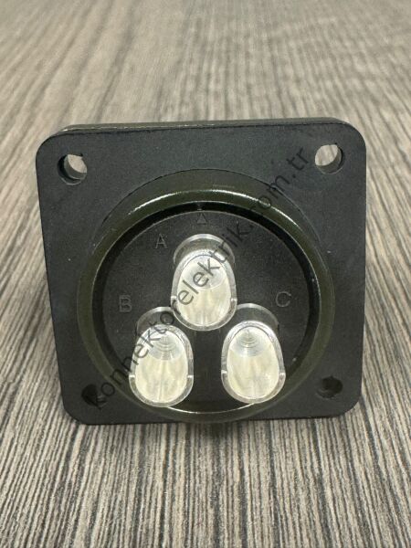 HZ CONNECTORS MS3102E 20-19P 3 Pin Metal Kasa Panel Tipi Erkek Askeri Konnektör