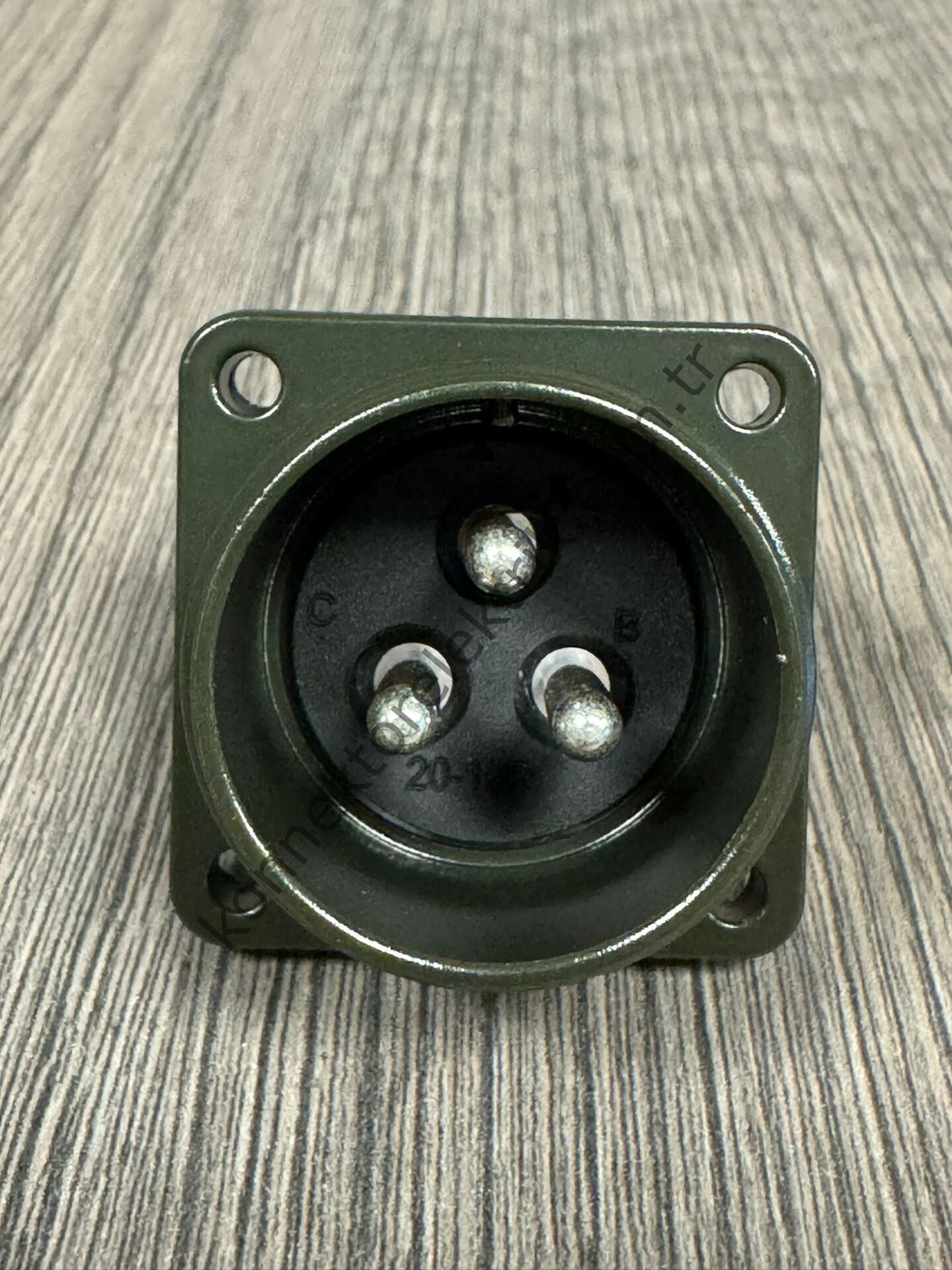 HZ CONNECTORS MS3102E 20-19P 3 Pin Metal Kasa Panel Tipi Erkek Askeri Konnektör