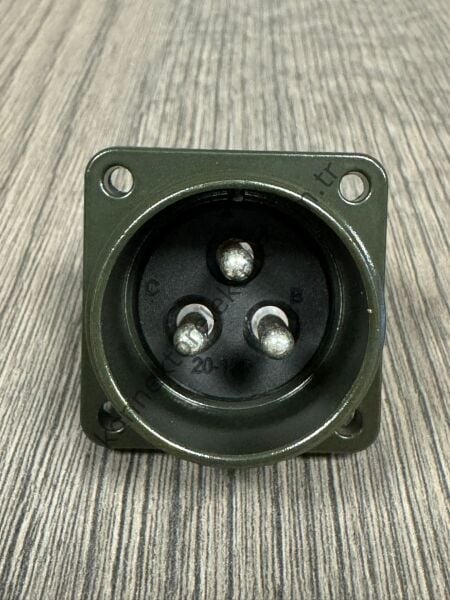 HZ CONNECTORS MS3102E 20-19P 3 Pin Metal Kasa Panel Tipi Erkek Askeri Konnektör