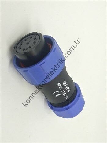 SY2110/S9 IP67 Plastik Bayonet Kablo Tipi Konnektör