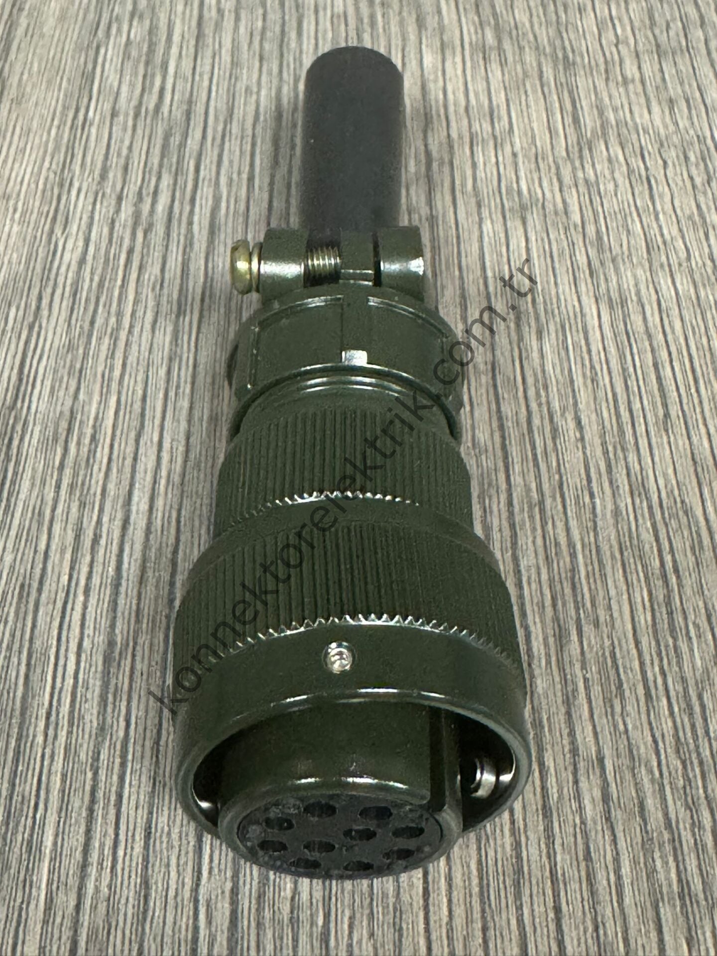 HZ CONNECTORS KDB06E 18-1S 10 Pin Metal Kasa Bayonet Kablo Tipi Dişi Askeri Konnektör