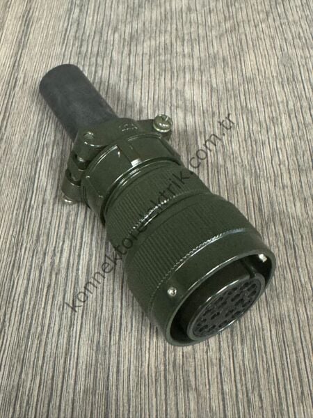 HZ CONNECTORS KDB06E 20-29S 17 Pin Metal Kasa Bayonet Kablo Tipi Dişi Askeri Konnektör