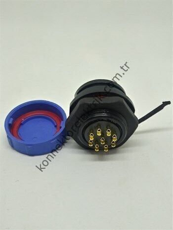 SY2112/P9 IP67 Plastik Bayonet Panel Tipi Konnektör
