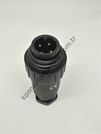 WA22J4TE2 IP67 Plastik Kablo Tipi Konnektör