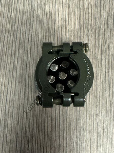HZ CONNECTORS KDB06E 24-10S 7 Pin Metal Kasa Bayonet Kablo Tipi Dişi Askeri Konnektör