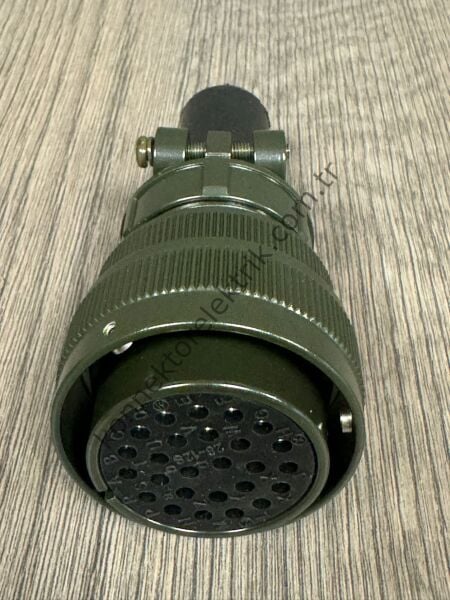 HZ CONNECTORS KDB06E 28-12S 26 Pin Metal Kasa Bayonet Kablo Tipi Dişi Askeri Konnektör