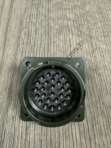 HZ CONNECTORS KDB02E 28-12P 26 Pin Metal Kasa Panel Tipi Erkek Askeri Konnektör