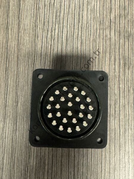 HZ CONNECTORS KDB02E 28-12P 26 Pin Metal Kasa Panel Tipi Erkek Askeri Konnektör