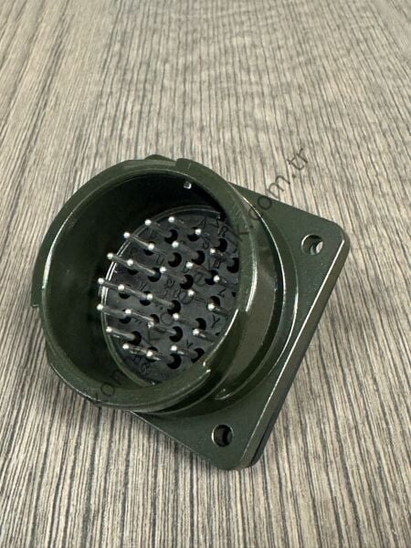 HZ CONNECTORS KDB02E 28-12P 26 Pin Metal Kasa Panel Tipi Erkek Askeri Konnektör