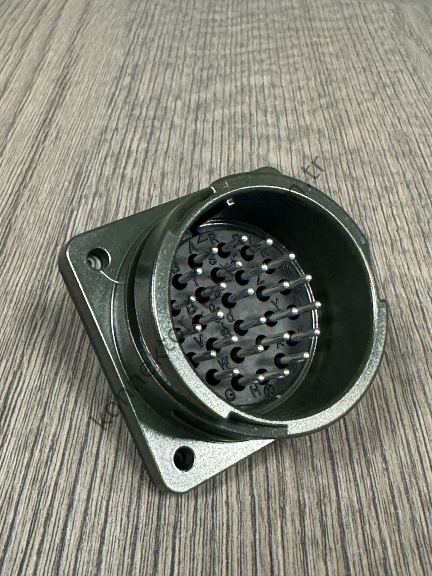 HZ CONNECTORS KDB02E 28-12P 26 Pin Metal Kasa Panel Tipi Erkek Askeri Konnektör