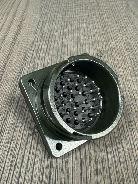 HZ CONNECTORS KDB02E 28-12P 26 Pin Metal Kasa Panel Tipi Erkek Askeri Konnektör