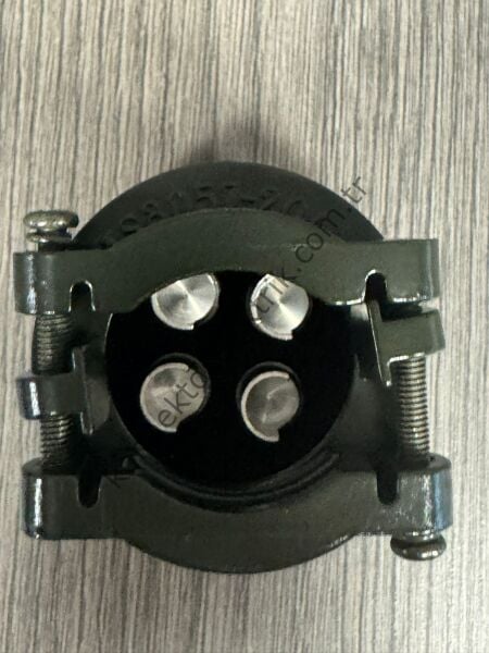 HZ CONNECTORS KDB06E 32-17S 4 Pin Metal Kasa Bayonet Kablo Tipi Dişi Askeri Konnektör