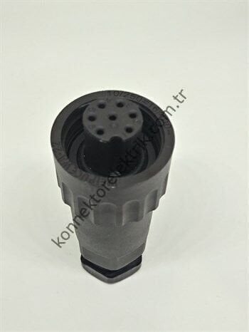 WEIPU WA22K7ZE1 7 Pin IP67 Plastik Kasa Kablo Tipi Dişi Su Geçirmez Konnektör