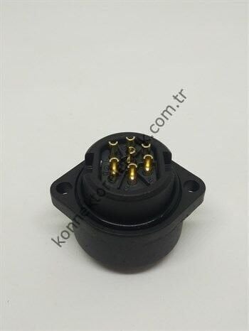 WEIPU WA22K7Z1 7 Pin IP67 Plastik Kasa Panel Tipi Dişi Su Geçirmez Konnektör