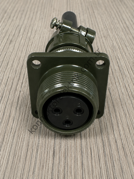 HZ CONNECTORS MS3100F 14S-7S 3 Pin Metal Kasa Karşıt Kablo Tipi Dişi Askeri Konnektör