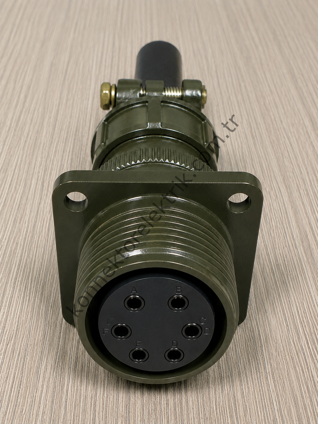 HZ CONNECTORS MS3100F 18-12S 6 Pin Metal Kasa Karşıt Kablo Tipi Dişi Askeri Konnektör