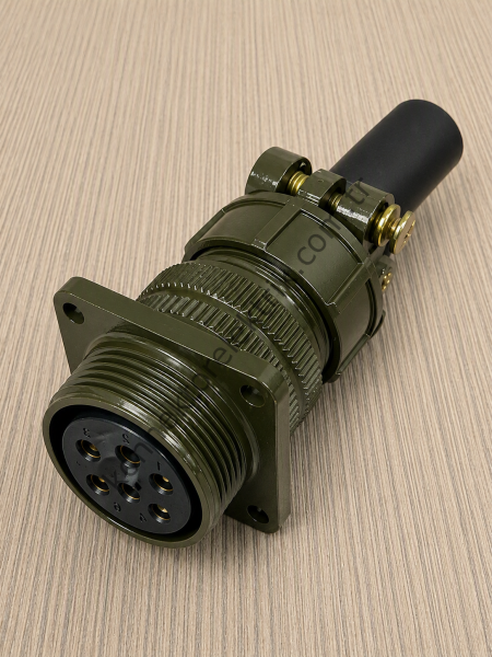 HZ CONNECTORS MS3100F 18-12S 6 Pin Metal Kasa Karşıt Kablo Tipi Dişi Askeri Konnektör
