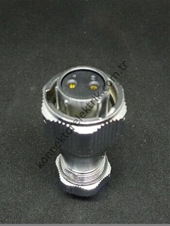 WY16K2TE IP67 Metal Bayonet Kablo Tipi Konnektör